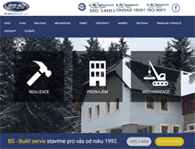 Tablet Screenshot of buildservis.cz